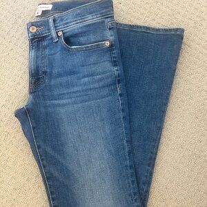 Lucky Brand Women's Sweet Mid-Rise Flare Jeans 4/27 Ankle Length
